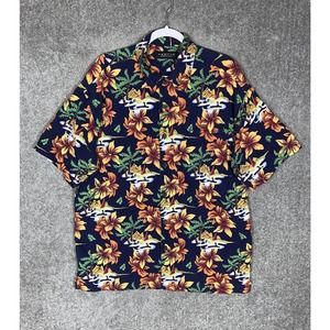 Cactus Black Label Hawaiian Shirt Mens‎ Size XL Button Up Short Sleeve Pocket